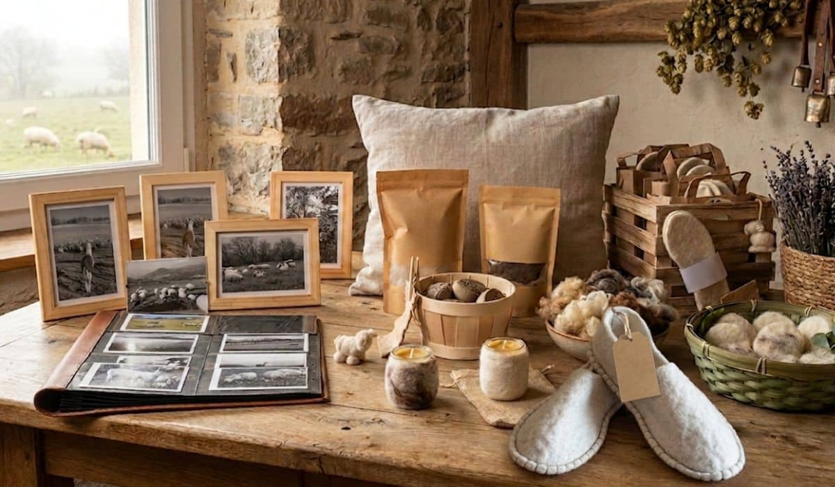 boutique produits de la ferme Les Sauges Bergères